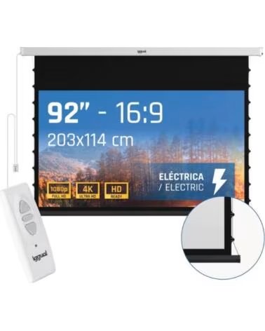IGGUAL Pantalla elec tensionada 16 9 92 203x114cm