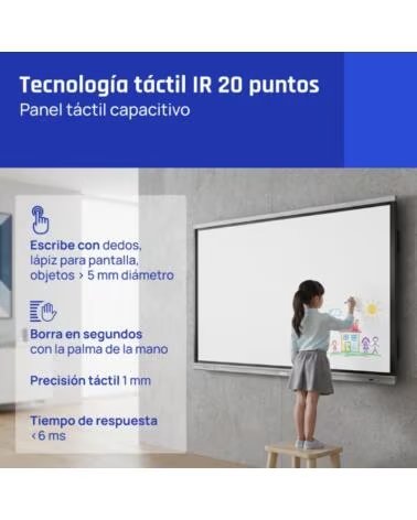 IGGUAL Pantalla interactiva 4K ORCHID 65