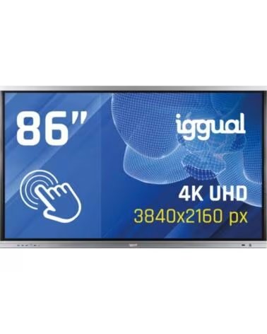 IGGUAL Pantalla interactiva 4K ORCHID 86