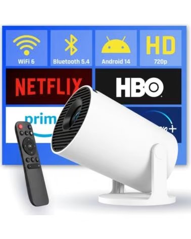 IGGUAL Mini proyector MP720p HDMI WiFi BT Android