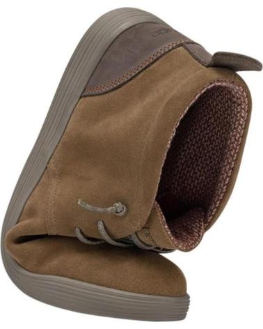 Man shoes HEY DUDE JO SUEDE - CARAPIJO JO SUEDE COGNAC