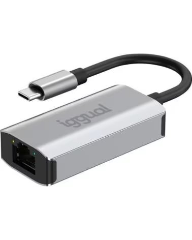 IGGUAL Adaptador tipo C a RJ45 Gigabit 1000Mbps