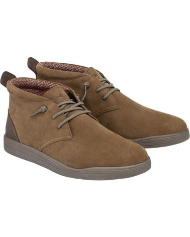 Man shoes HEY DUDE JO SUEDE - CARAPIJO JO SUEDE COGNAC
