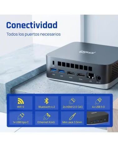 IGGUAL Mini PC Teseracto i5 1235U 8256 2HDMI W11P