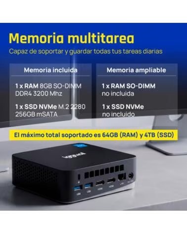 IGGUAL Mini PC Teseracto i5 1235U 8256 2HDMI W11P