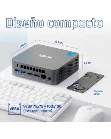 IGGUAL Mini PC Teseracto i5 1235U 8256 2HDMI W11P