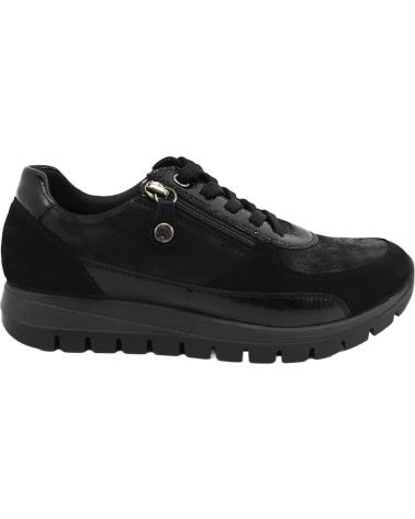 Zapatillas deporte de Mujer IMAC 257540 PIEL NEGRA NEGRO