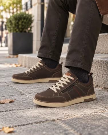 SNEAKER REFRESH 176759 DA UOMO MARRONE MARRóN