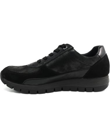 Zapatillas deporte de Mujer IMAC 257540 PIEL NEGRA NEGRO
