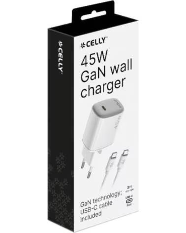CELLY CHARGEUR 45W USB-C CÂBLE