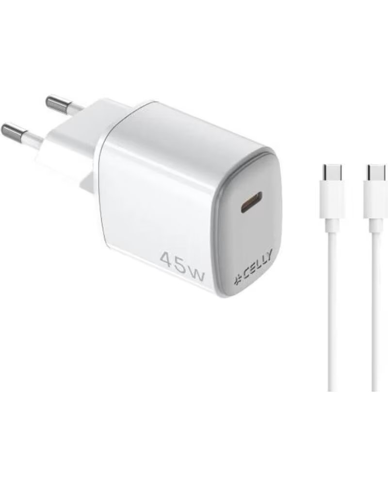 CELLY CHARGEUR 45W USB-C CÂBLE