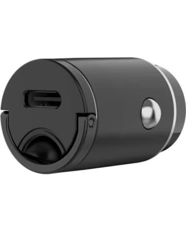 CELLY CARGADOR COCHE USB-C 30W NEGRO CCMINIUSBCBK