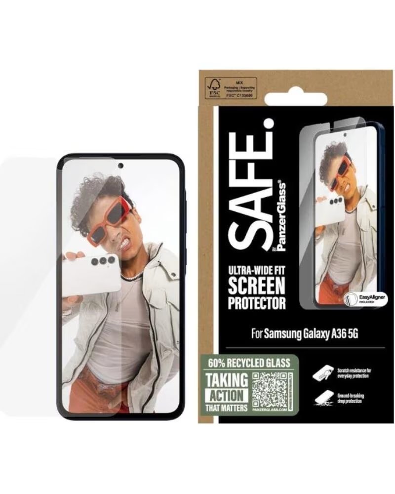 PANZERGLASS SAFE by Protector Samsung A36 5G