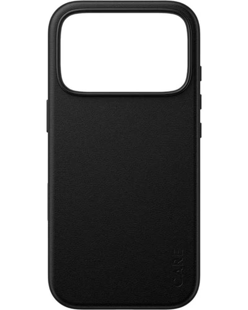 PANZERGLASS Care VeganLeatherCase Black MagSafe iP 18Pro 17Pro