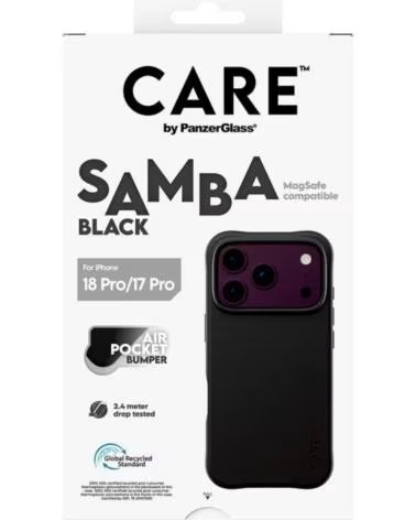 PANZERGLASS Care Samba Case Black MagSafe iP 18Pro 17Pro