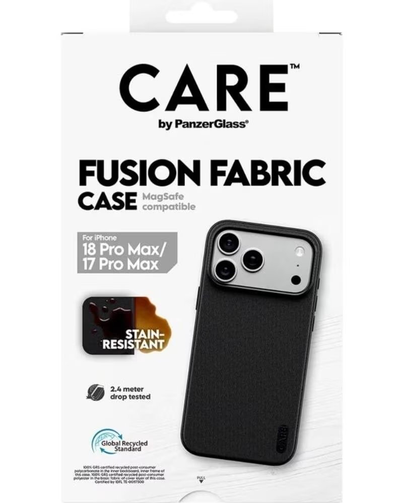 PANZERGLASS CARE FUSIONFABRICCASE CAPA PRETA MAGSAFE CR57114