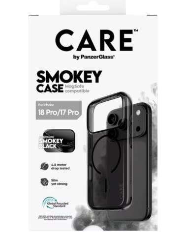 COQUE PANZERGLASS CARE URBAN CASE SMOKEY AVEC MAGSAFE POUR IPHONE 18 PRO ET 17