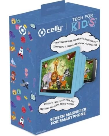CELLY amplificador de pantalla para ninos BLUE