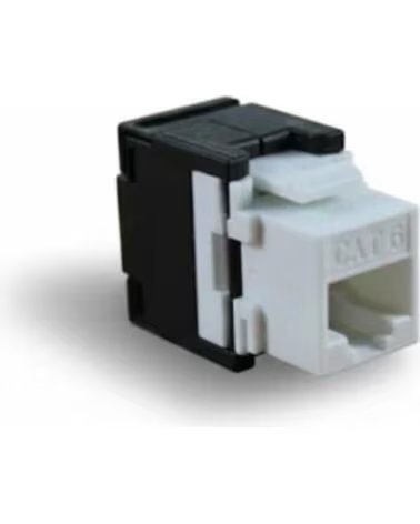 2LAN Conector RJ45 CAT 6 UTP Hembra TOOLESS 180º
