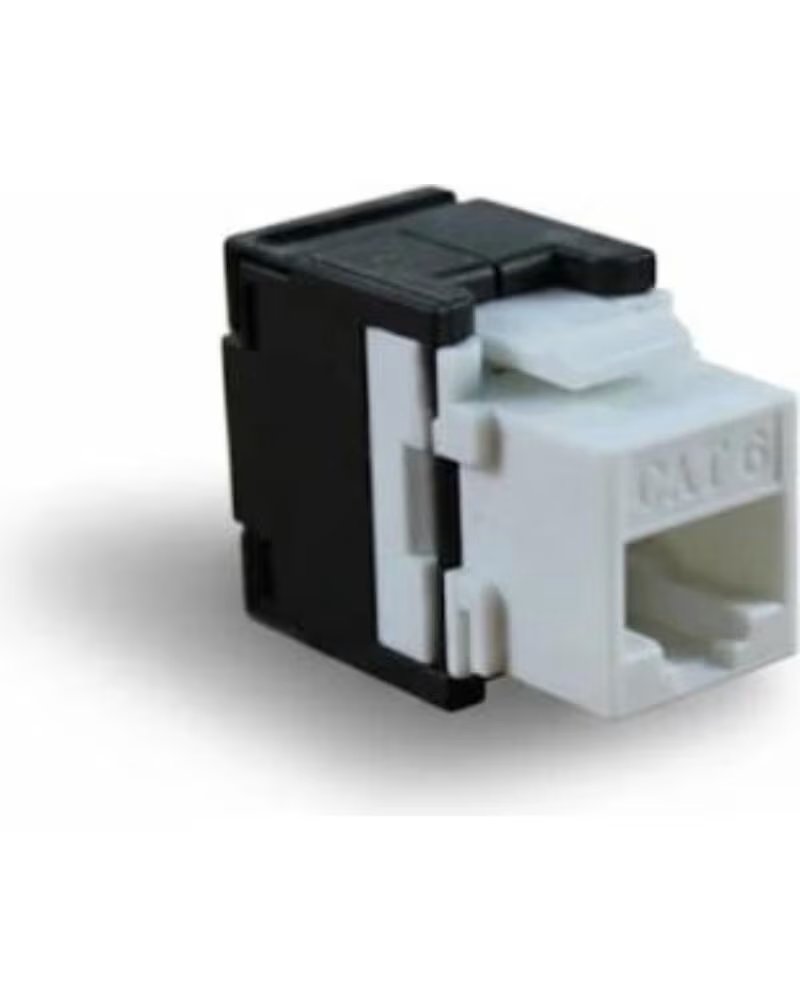 2LAN Conector RJ45 CAT 6 UTP Hembra TOOLESS 180º