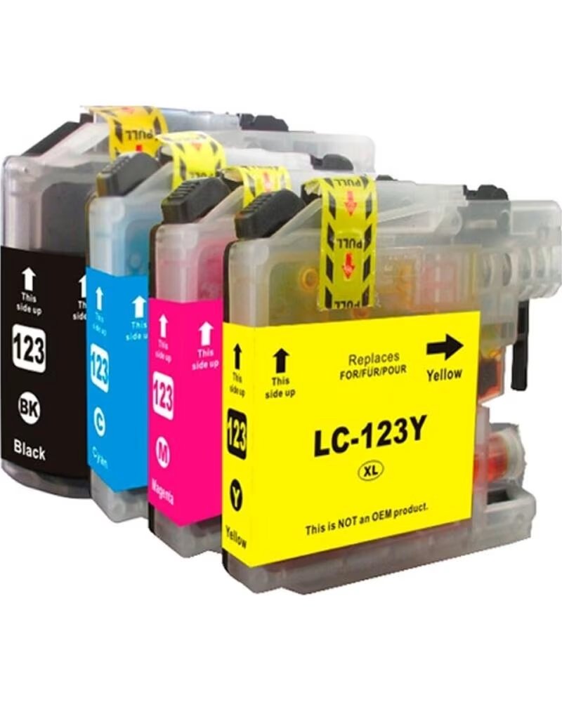 INKOEM Cartucho Compatible Brother LC123XL Negro