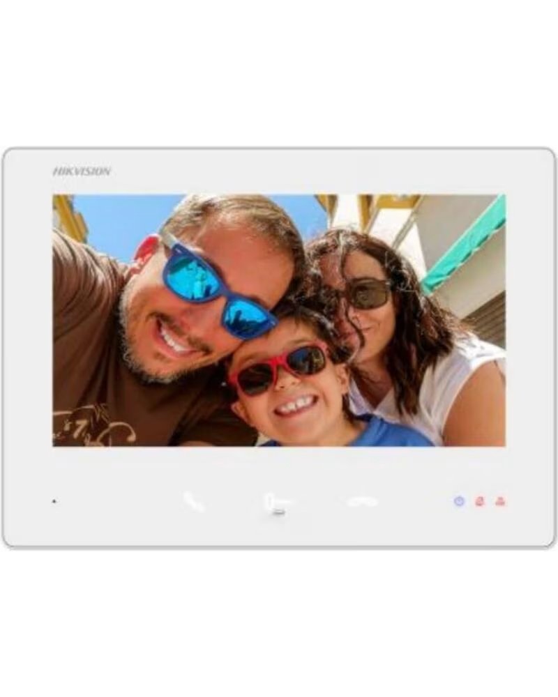 HIKVISION DS-KH7300EY-TE2-WHITEO-STD MONITOR VIDEOCITOFONO IP 7 POLLICI BIANCO