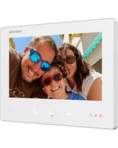 HIKVISION DS-KH7300EY-TE2-WHITEO-STD MONITOR VIDEOCITOFONO IP 7 POLLICI BIANCO