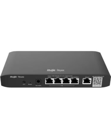 RUIJIE NETWORKS REYEE CLOUD ROUTER RG-EG105G-P-V3 5XGBE 4 POE 54W 2XWAN