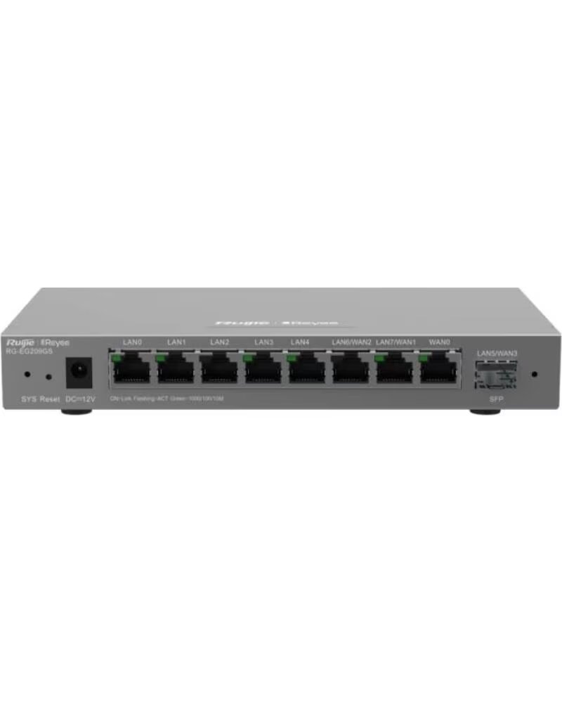 RUIJIE NETWORKS ROUTER RUIJIE REYEE RG-EG209GS 9-PORT GIGABIT 1 SFP