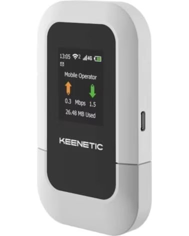KEENETIC Roamer 4G Router Movil WiFi6 AX230
