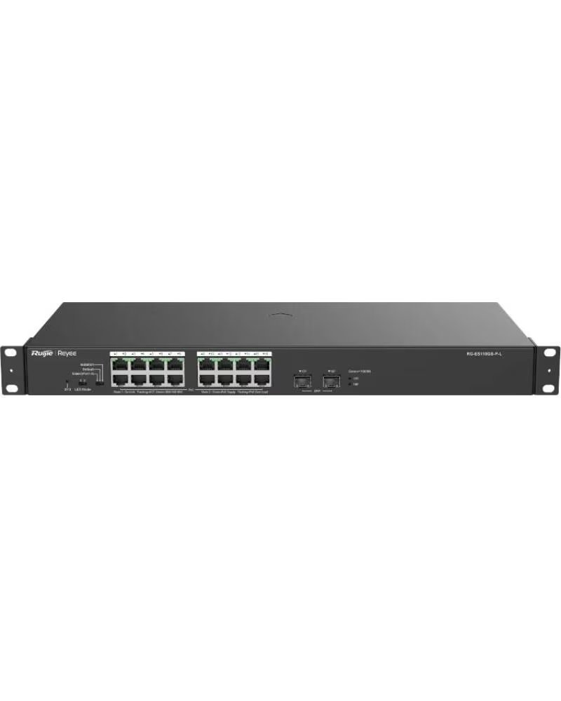 RUIJIE NETWORKS SWITCH RUIJIE REYEE RG-ES118GS-P-L 16P DOWLINK 2UPLINK