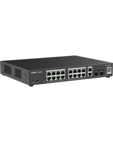 RUIJIE NETWORKS SWITCH RUIJIE RG-ES220GS-P 20 PUERTOS GIGABIT POE 16 POE2
