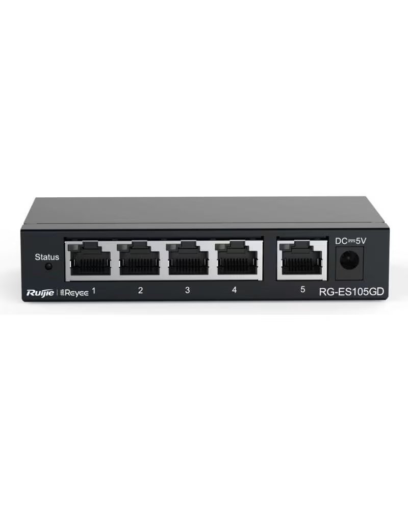 RUIJIE NETWORKS Reyee RG-ES105GD Switch 5xGb RJ45 Steel Case