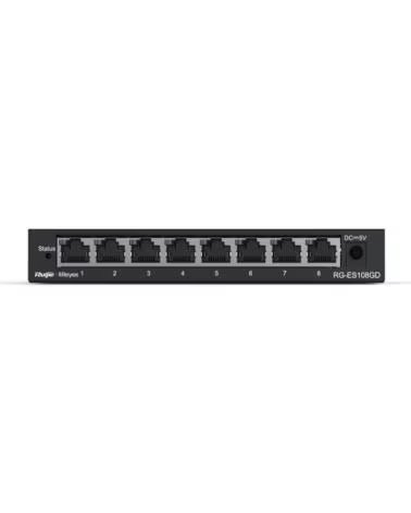 RUIJIE NETWORKS Reyee Unmanaged Switch 8xGb RJ45 Steel Case