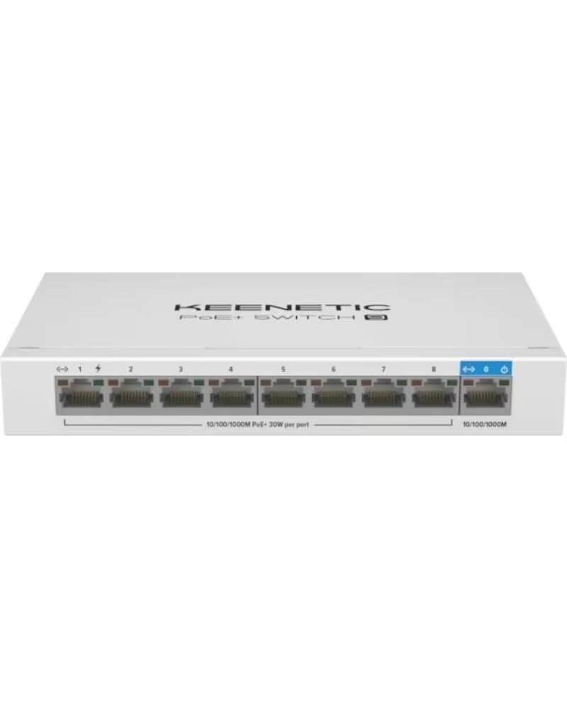 KEENETIC PoE Switch 9 Gigabit 9 puertos