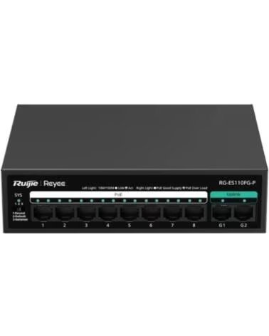 RUIJIE NETWORKS SWITCH RUIJIE UNMANAGED 8 RJ45 POE 1 SFP COMBO