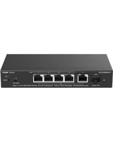 RUIJIE NETWORKS Reyee ES206MG-P Switch 4xmGb PoE 1xSFP 70W