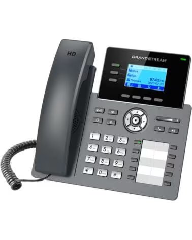 TELÉFONO IP GRANDSTREAM GRP2604P POE 3 LÍNEAS AUDIO HD