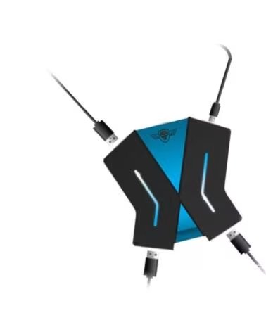 SPIRIT OF GAMER Hub Crossgame negro y azul
