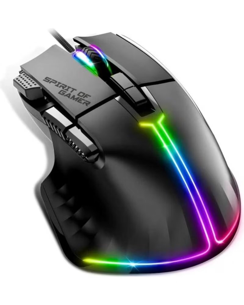 SPIRIT OF GAMER Raton Souris Pro M5 Negro