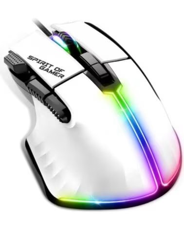 SPIRIT OF GAMER Raton Souris Pro M5 Blanco