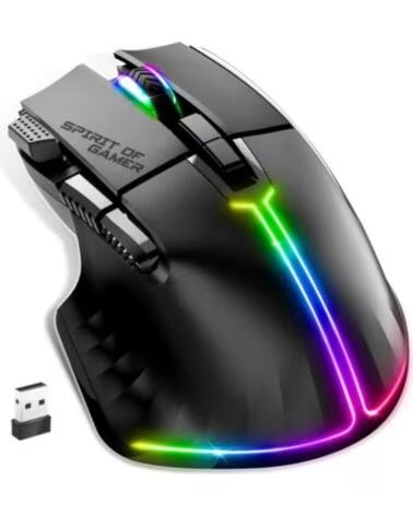 SPIRIT OF GAMER Raton Inalambrico Pro M5 Black