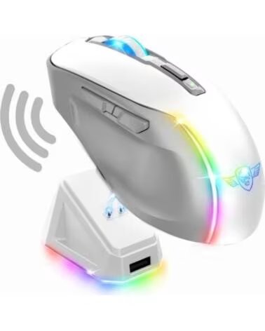 SPIRIT OF GAMER Raton Inalambrico Elite M50 Blanco