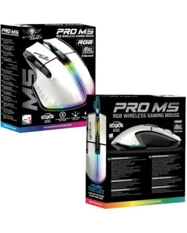 SPIRIT OF GAMER Raton Inalambrico Pro M5 White