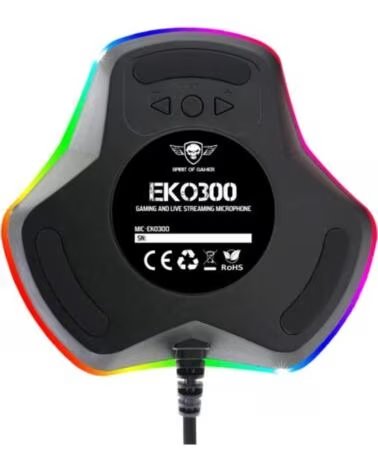SPIRIT OF GAMER Microfono Eko 300 Negro