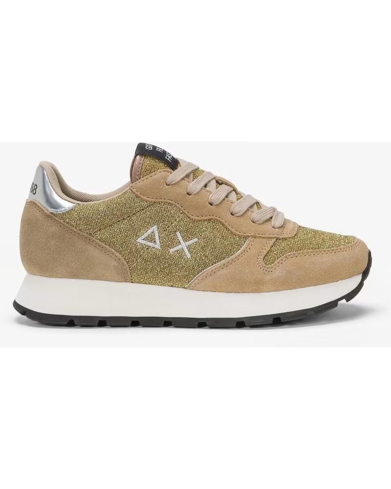SUN68 SNEAKER ALLY GLITTER TEXTILE Z44204 43 MARRON MARRóN