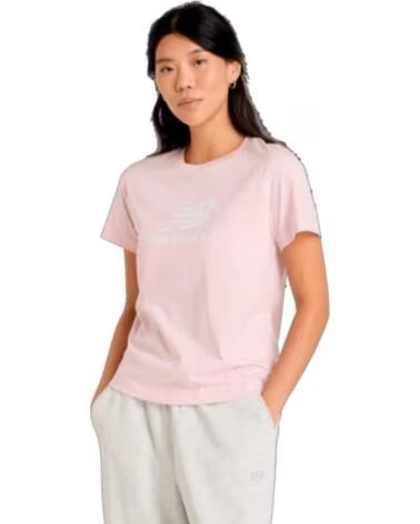 NEW BALANCE T-SHIRT SE JR LOGO TEE WT41502 RSG ROSA