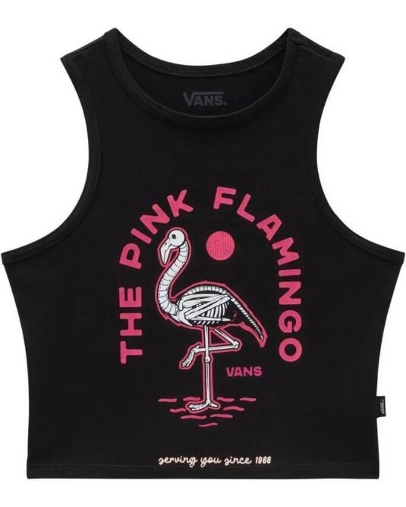 VANS OFF THE WALL REGATA FLAMINGHOST FITTED TANK VN000GH8BLK1 NEGRO