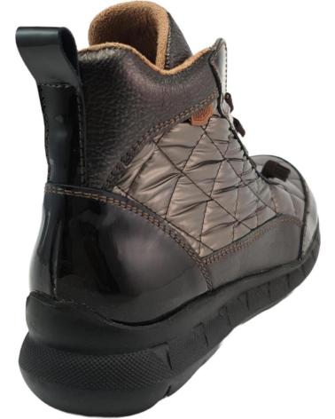 Botines de Mujer ON FOOT SPLIT 40053 TESTA MARRON