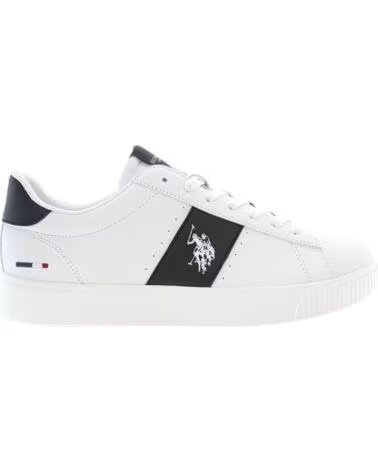 US POLO ASSN SNEAKER TYMES TYMES009 WHI BLK01 BLANCO